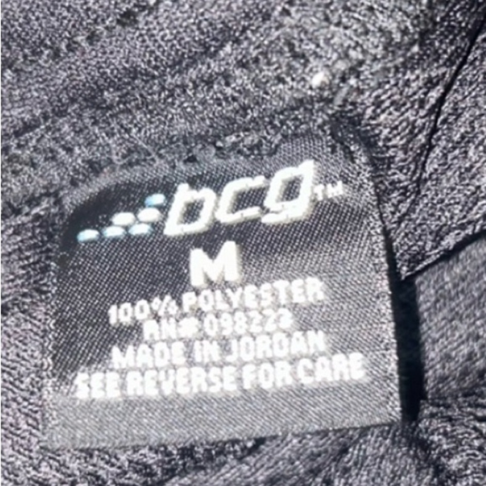 BCG Black Drawstring Athletic Shorts with White Trim Size M Activewear Workout - Picture 3 of 5